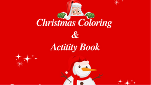 Happy Holidays Christmas Coloring & Activity Book