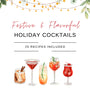 Festive and Flavorful Holiday cocktails